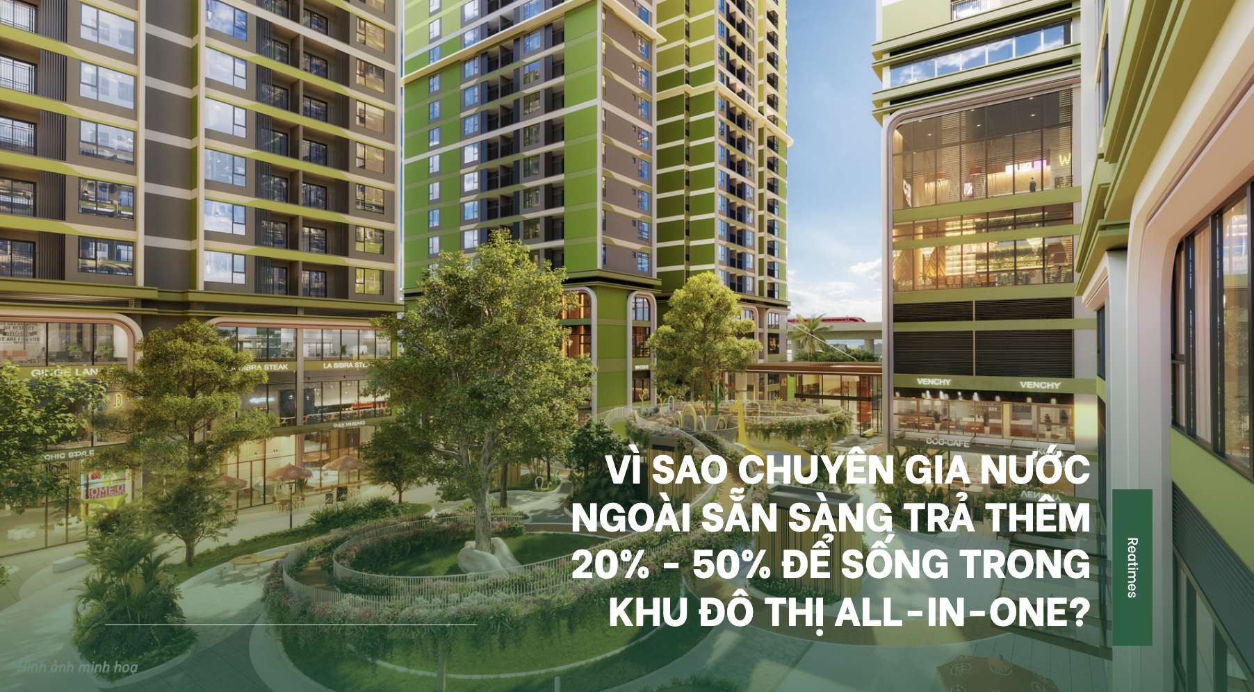 Vì sao chuyên gia nước ngoài sẵn sàng trả thêm 20% - 50% để sống trong khu đô thị all-in-one?