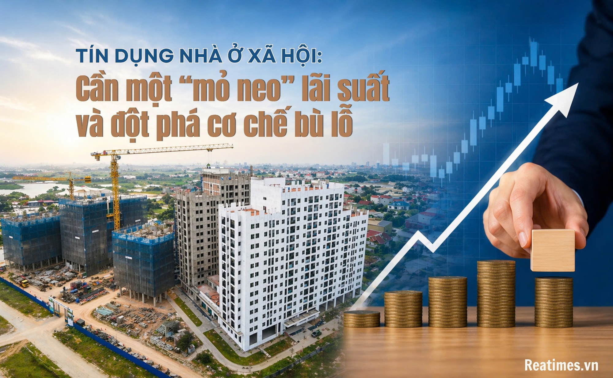 Tín dụng nhà ở xã hội: Cần một "mỏ neo" lãi suất và đột phá cơ chế bù lỗ