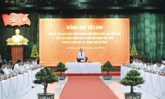 Tổng Bí thư, Chủ tịch nước Tô Lâm: Xây dựng Đà Nẵng trở thành một cực tăng trưởng lớn của cả nước- Ảnh 4.