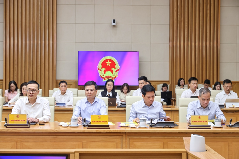 Thủ tướng Lê Minh Hưng làm việc với Ngân hàng Nhà nước Việt Nam- Ảnh 4.