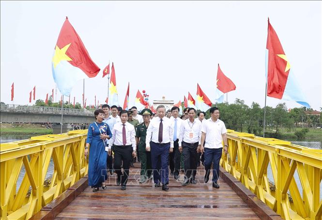 Tổng Bí thư, Chủ tịch nước Tô Lâm dự Lễ Thượng cờ 'Thống nhất non sông'- Ảnh 1.