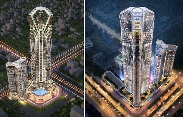 Việt Nam sắp có siêu tháp chọc trời 75 tầng với kiến trúc mang đậm dấu ấn Á Đông, tương lai là 'nóc nhà miền Bắc', có sự góp sức của chuyên gia nước ngoài- Ảnh 2.