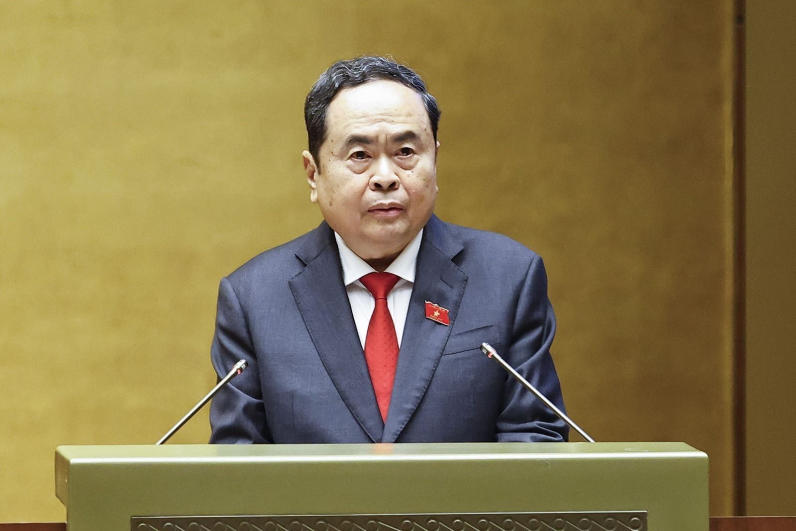 Toàn văn phát biểu khai mạc Kỳ họp thứ nhất của Chủ tịch Quốc hội&nbsp;Trần Thanh Mẫn- Ảnh 1.