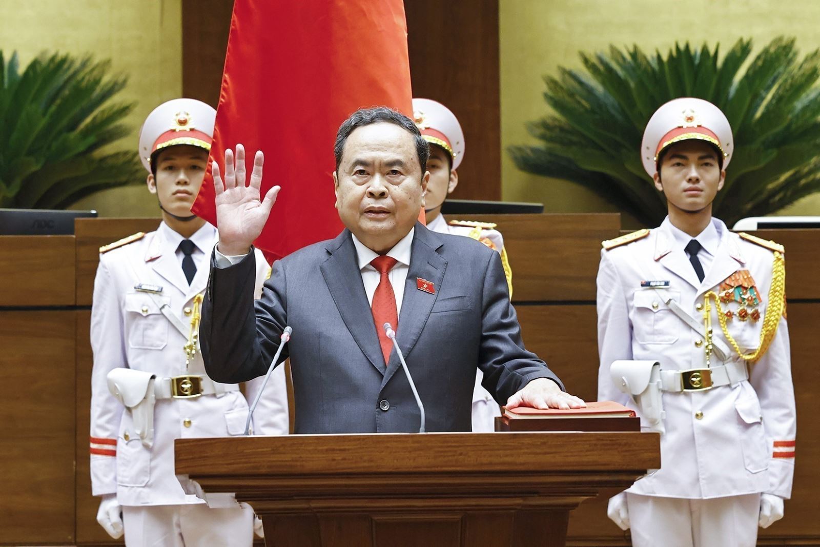 Chủ tịch Quốc hội Trần Thanh Mẫn tuyên thệ và phát biểu nhậm chức- Ảnh 2.