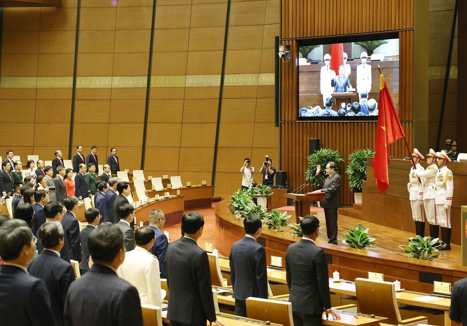 Chủ tịch Quốc hội Trần Thanh Mẫn tuyên thệ và phát biểu nhậm chức- Ảnh 3.