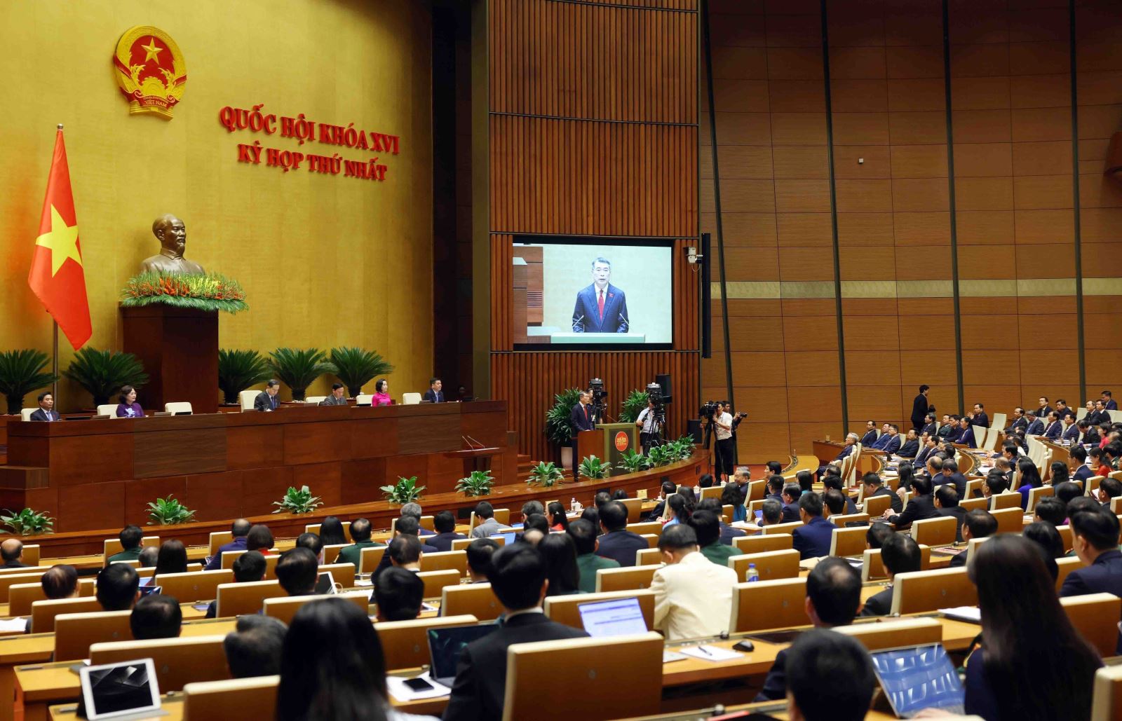 Tân Thủ tướng Chính phủ Lê Minh Hưng tuyên thệ và phát biểu nhậm chức- Ảnh 5.