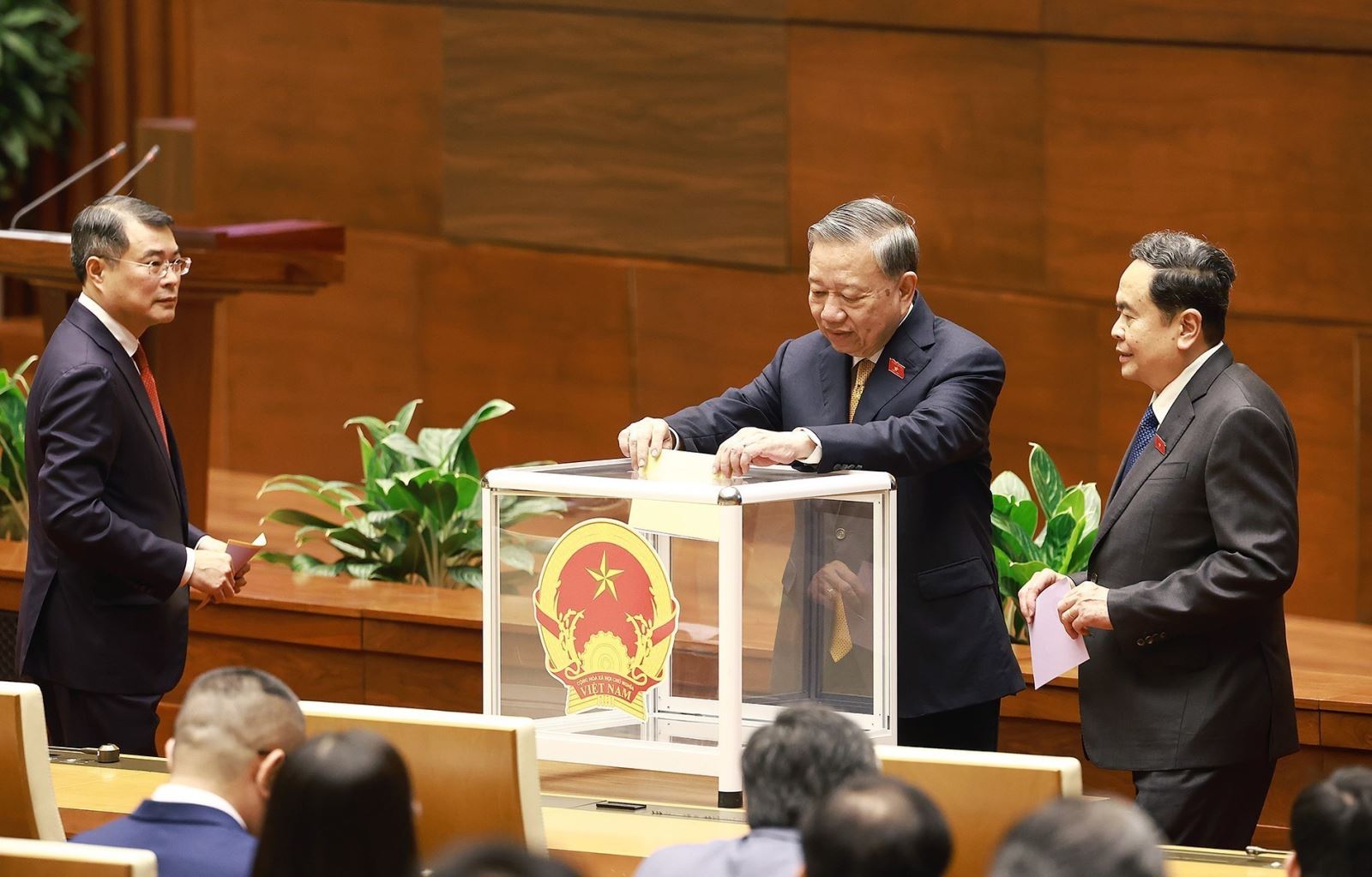 Tân Thủ tướng Chính phủ Lê Minh Hưng tuyên thệ và phát biểu nhậm chức- Ảnh 1.