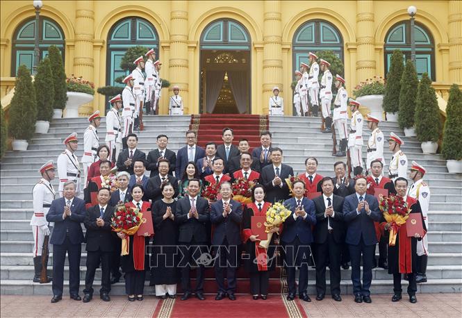 Tổng Bí thư, Chủ tịch nước Tô Lâm trao quyết định bổ nhiệm Thẩm phán TAND tối cao- Ảnh 8.