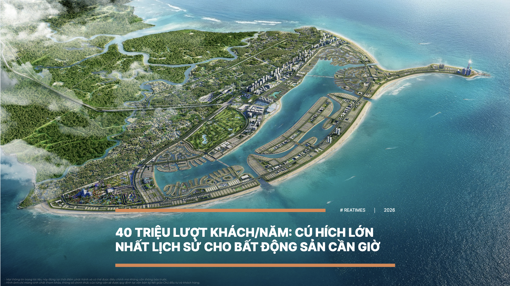 40 triệu lượt khách/năm: “Cú hích” lớn nhất lịch sử đưa bất động sản Cần Giờ bước vào chu kỳ tăng trưởng mới