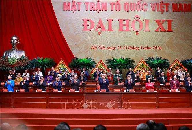 Khai mạc trọng thể Đại hội đại biểu toàn quốc MTTQ Việt Nam lần thứ XI- Ảnh 5.