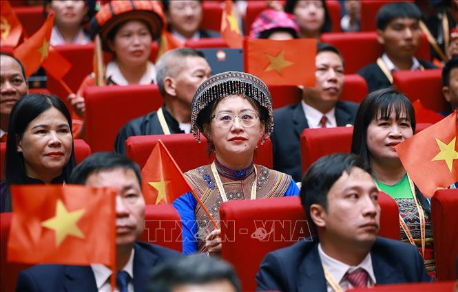 Khai mạc trọng thể Đại hội đại biểu toàn quốc MTTQ Việt Nam lần thứ XI- Ảnh 9.