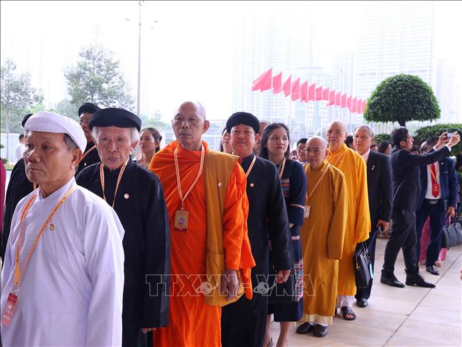 Khai mạc trọng thể Đại hội đại biểu toàn quốc MTTQ Việt Nam lần thứ XI- Ảnh 7.