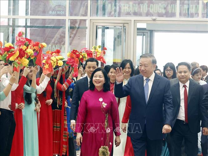 Khai mạc trọng thể Đại hội đại biểu toàn quốc MTTQ Việt Nam lần thứ XI- Ảnh 1.