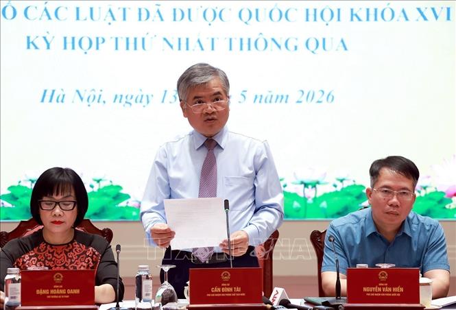 Công bố Lệnh của Chủ tịch nước về 9 luật được Quốc hội thông qua- Ảnh 1.
