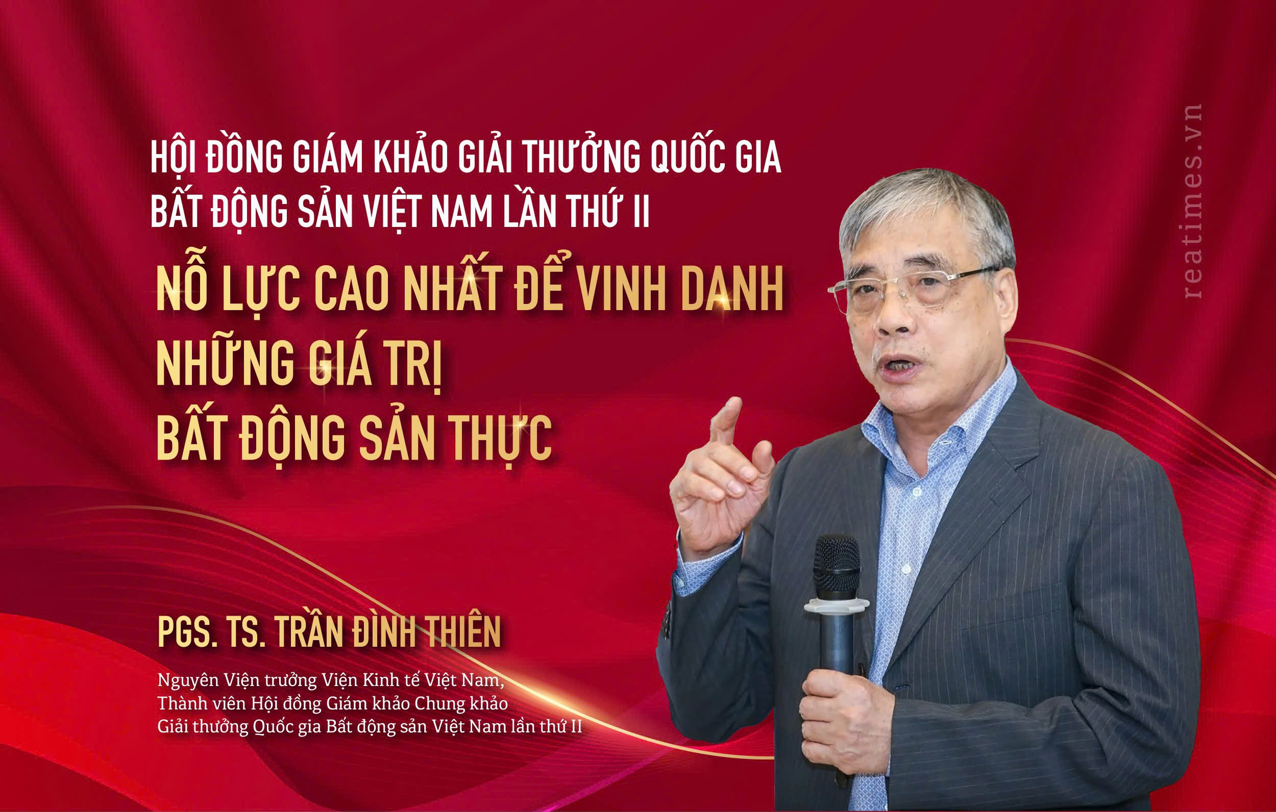 "Giải thưởng Quốc gia Bất động sản Việt Nam sẽ góp phần nuôi dưỡng khát vọng cho cộng đồng doanh nghiệp bất động sản"