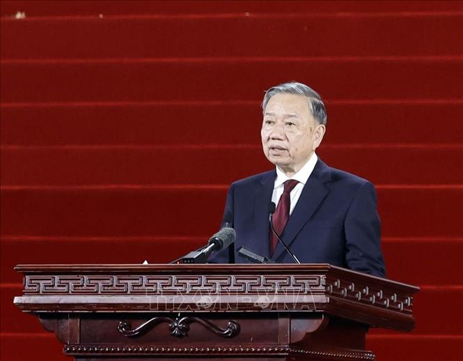 Tổng Bí thư, Chủ tịch nước Tô Lâm dự Lễ công bố Nghị quyết của Quốc hội về thành lập thành phố Đồng Nai- Ảnh 4.