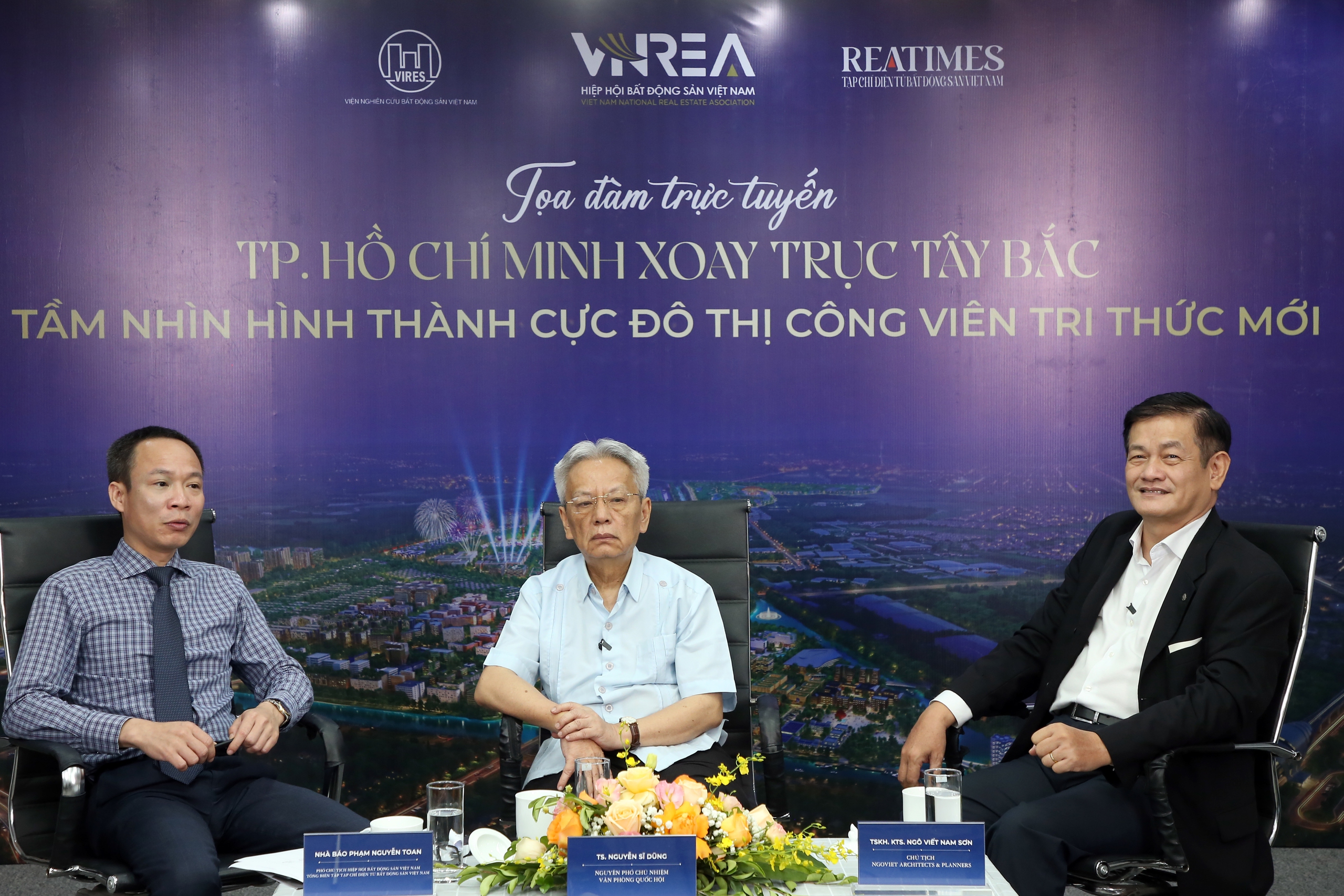 Tọa đàm trực tuyến: "TP.HCM xoay trục Tây Bắc: Tầm nhìn hình thành cực đô thị công viên tri thức mới"