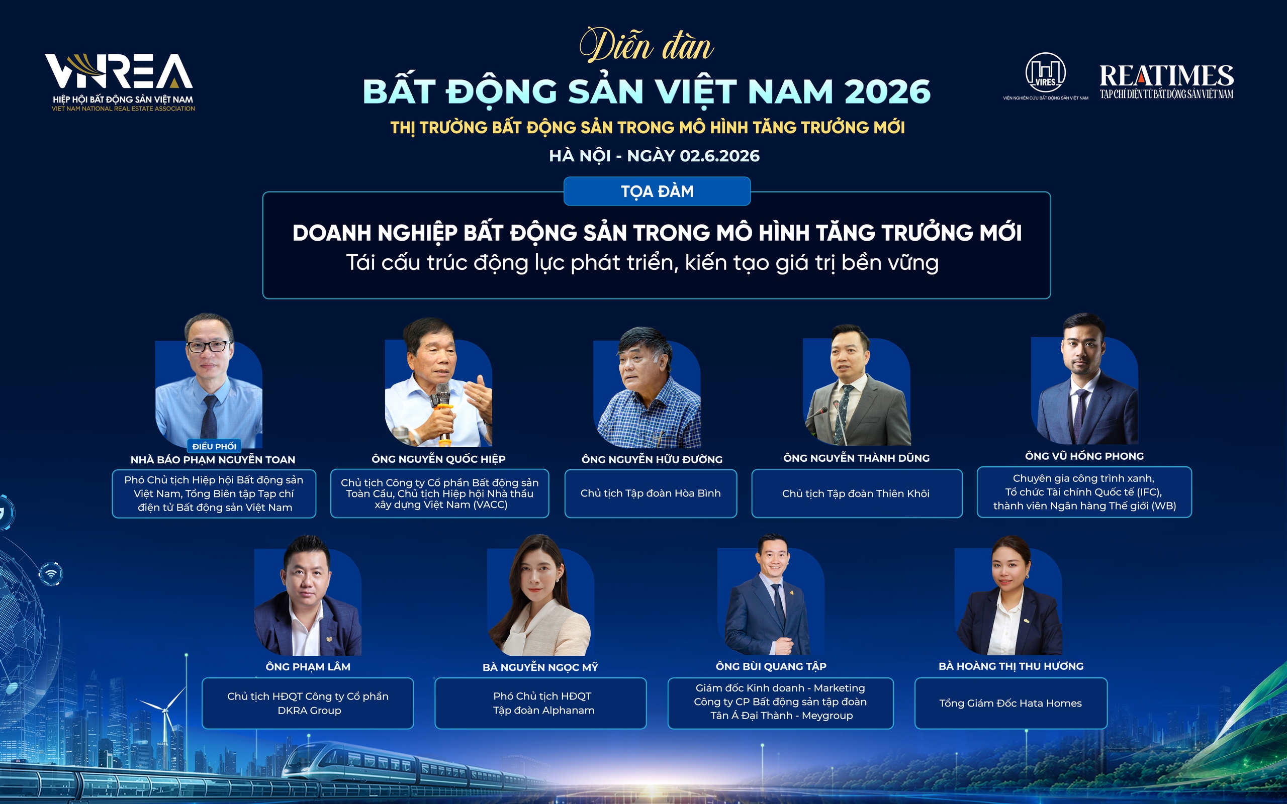 Ngày mai diễn ra Diễn đàn Bất động sản Việt Nam 2026: Khơi thông nguồn lực, tái định hình vai trò của doanh nghiệp bất động sản trong kỷ nguyên mới- Ảnh 7. Ngày mai diễn ra Diễn đàn Bất động sản Việt Nam 2026: Khơi thông nguồn lực, tái định hình vai trò của doanh nghiệp bất động sản trong kỷ nguyên mới- Ảnh 7.