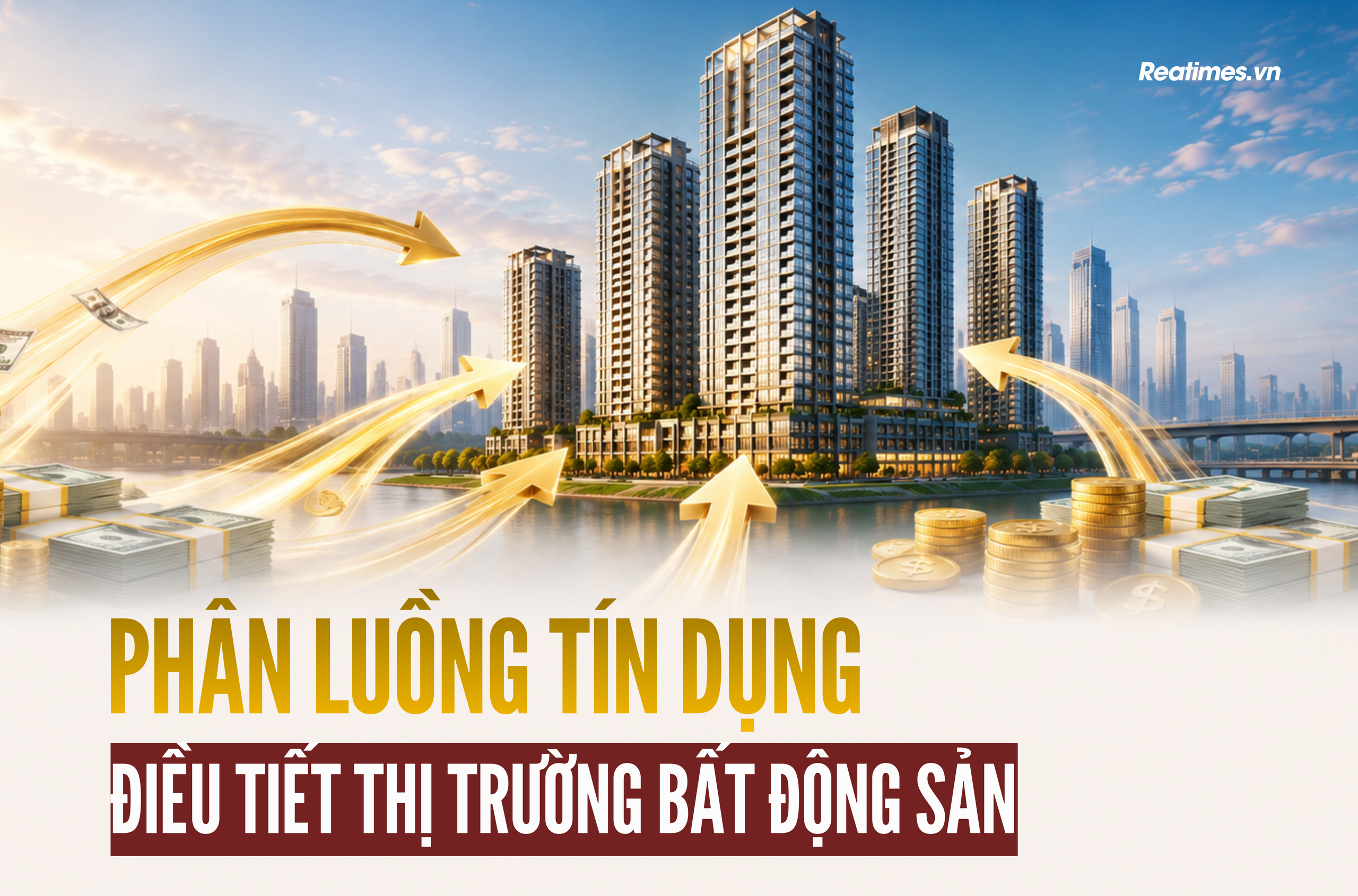 Phân luồng tín dụng bất động sản: "Chìa khóa" điều tiết thị trường bất động sản phát triển bền vững