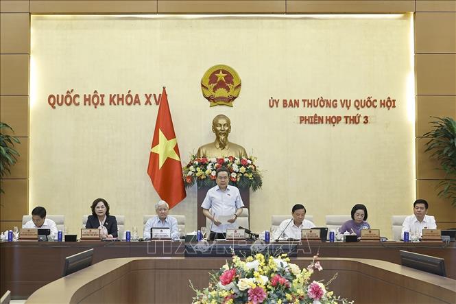 Khai mạc Phiên họp thứ 3 của Ủy ban Thường vụ Quốc hội- Ảnh 3. Khai mạc Phiên họp thứ 3 của Ủy ban Thường vụ Quốc hội- Ảnh 3.