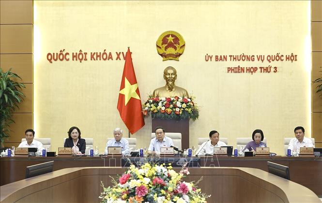 Khai mạc Phiên họp thứ 3 của Ủy ban Thường vụ Quốc hội- Ảnh 4. Khai mạc Phiên họp thứ 3 của Ủy ban Thường vụ Quốc hội- Ảnh 4.