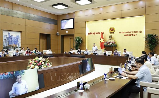 Khai mạc Phiên họp thứ 3 của Ủy ban Thường vụ Quốc hội- Ảnh 5. Khai mạc Phiên họp thứ 3 của Ủy ban Thường vụ Quốc hội- Ảnh 5.