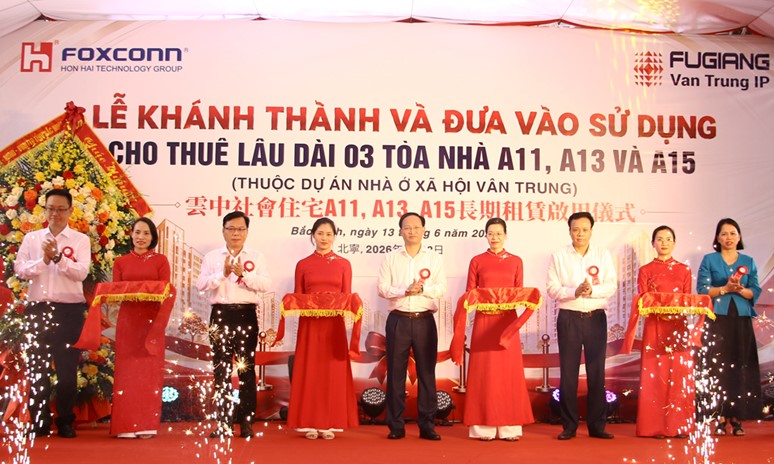 Khánh thành 3 tòa nhà ở xã hội cho thuê dài hạn tại Bắc Ninh - Ảnh 2.