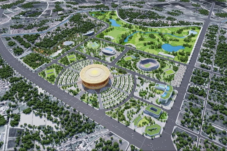 Sắp xây dựng nút giao nối cao tốc huyết mạch phía Nam Thủ đô với siêu đô thị có sân vận động lớn nhất thế giới- Ảnh 2.