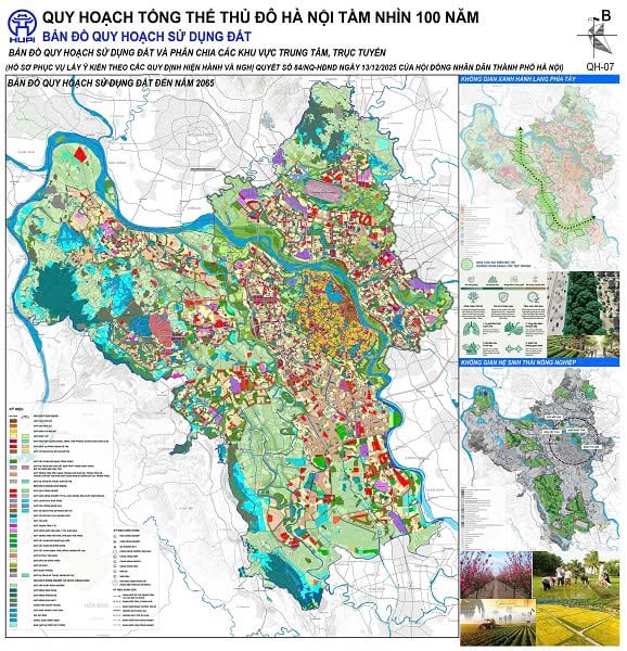 Hà Nội lần đầu 'vẽ lại' bản đồ phát triển 100 năm: Hình thành 9 cực tăng trưởng, giảm áp lực cho khu vực lõi - Ảnh 2.