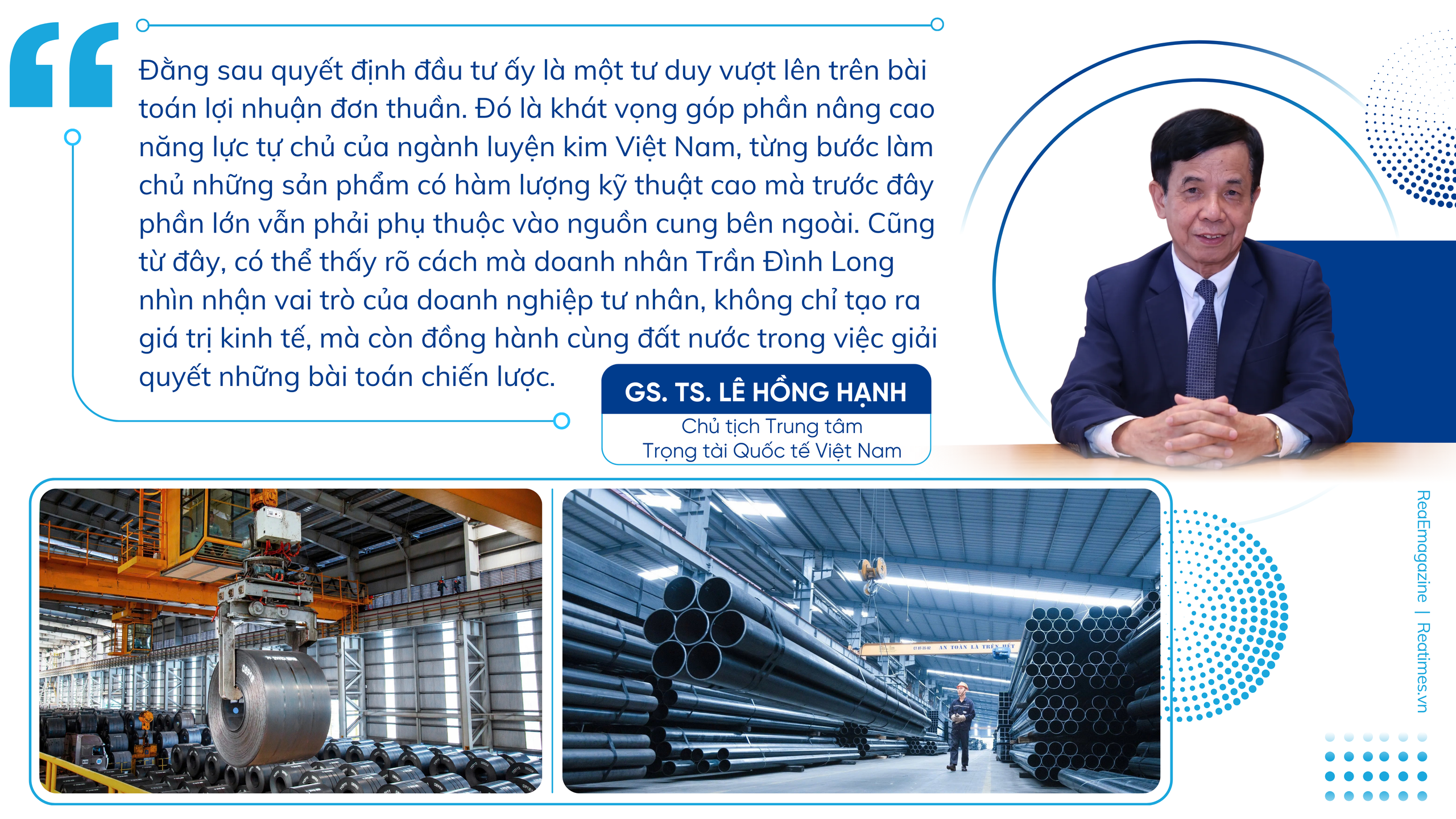 “Vua thép” Trần Đình Long và hành trình bền bỉ kiến tạo năng lực công nghiệp Việt - Ảnh 2.