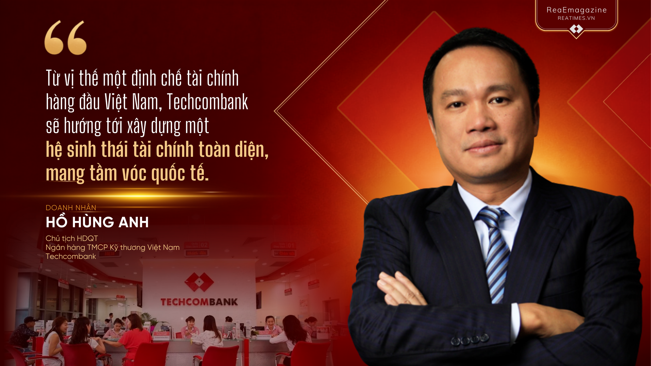 Doanh nhân Hồ Hùng Anh và hành trình "Chuyển đổi ngành tài chính, nâng tầm giá trị sống" cùng Techcombank - Ảnh 1.