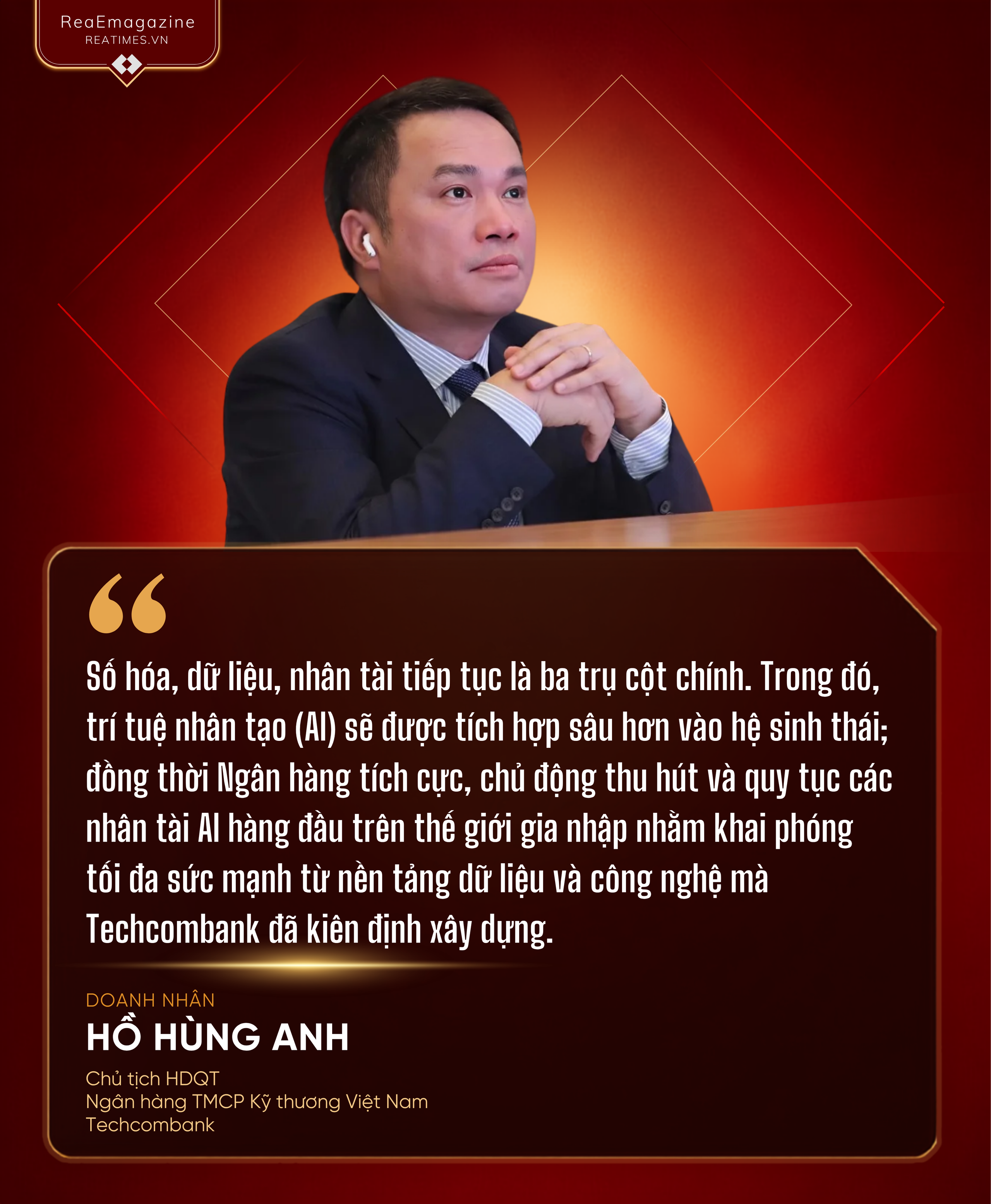 Doanh nhân Hồ Hùng Anh và hành trình "Chuyển đổi ngành tài chính, nâng tầm giá trị sống" cùng Techcombank - Ảnh 5.