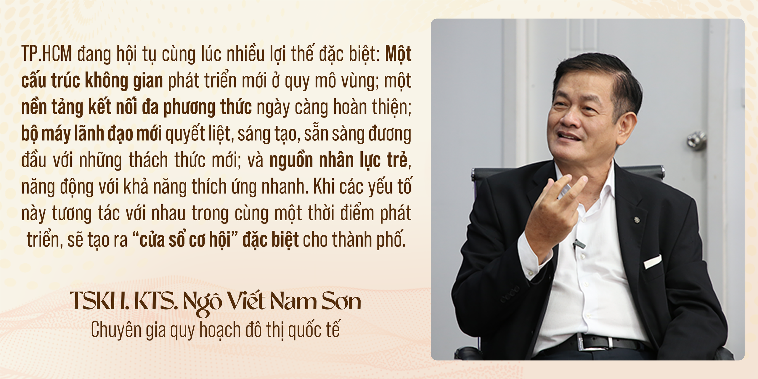 TSKH. KTS. Ngô Viết Nam Sơn: TP.HCM đang đứng trước cơ hội lịch sử để vươn tới hình mẫu siêu đô thị bền vững, sáng tạo, đáng sống tầm vóc quốc tế - Ảnh 11.
