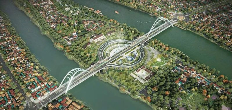 TP. Huế: Lộ diện hình hài phương án thiết kế cầu Cồn Hến được chọn và trao giải - Ảnh 3.