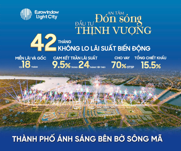 Thời điểm vàng tối ưu dòng tiền tại Eurowindow Light City - Ảnh 1.