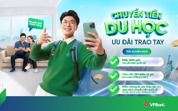 Đơn giản hóa việc chuyển học phí, sinh hoạt phí cho du học sinh tại VPBank - Ảnh 1.