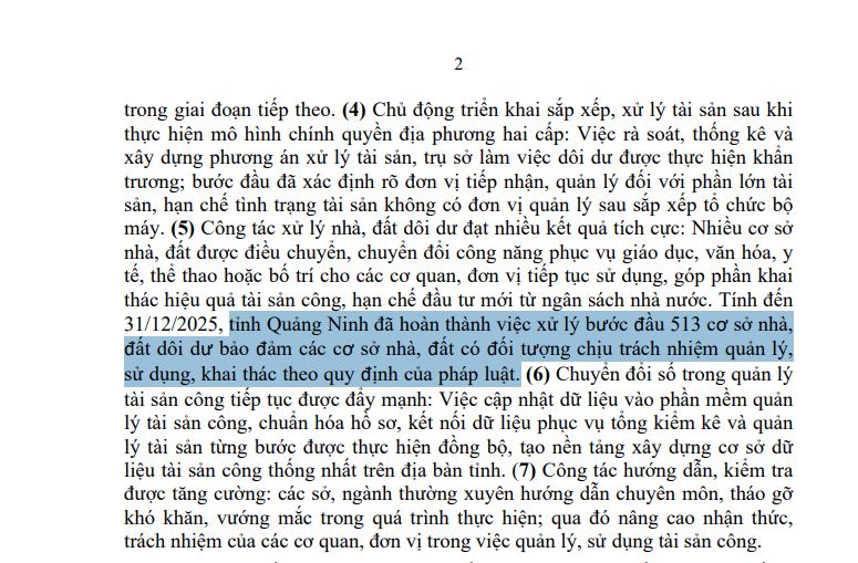 TP tương lai của Việt Nam đã xử lý được hơn 500 cơ sở nhà đất dôi dư sau sắp xếp - Ảnh 1.