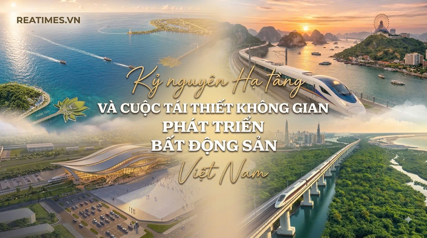 Kỷ nguyên hạ tầng và cuộc tái thiết không gian phát triển bất động sản Việt Nam