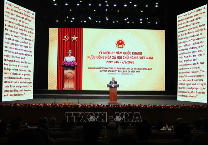 Diễn văn của Tổng Bí thư, Chủ tịch nước Tô Lâm tại Lễ kỷ niệm 81 năm Quốc khánh nước Cộng hòa xã hội chủ nghĩa Việt Nam- Ảnh 1.