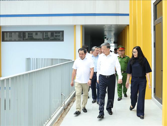 Tổng Bí thư, Chủ tịch nước Tô Lâm kiểm tra thực địa một số dự án trọng điểm tại Hà Nội- Ảnh 5.