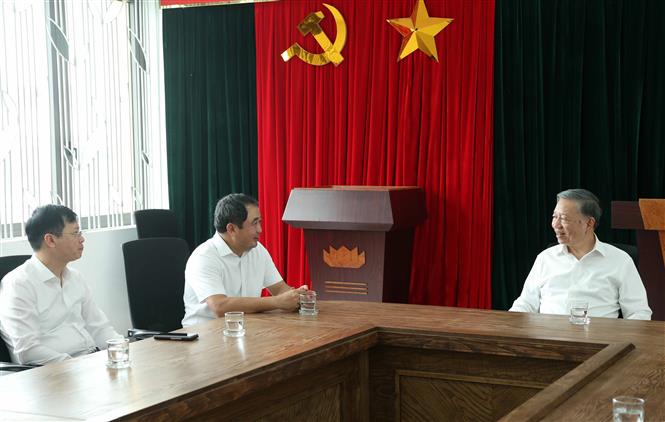 Tổng Bí thư, Chủ tịch nước Tô Lâm kiểm tra thực địa một số dự án trọng điểm tại Hà Nội- Ảnh 8.