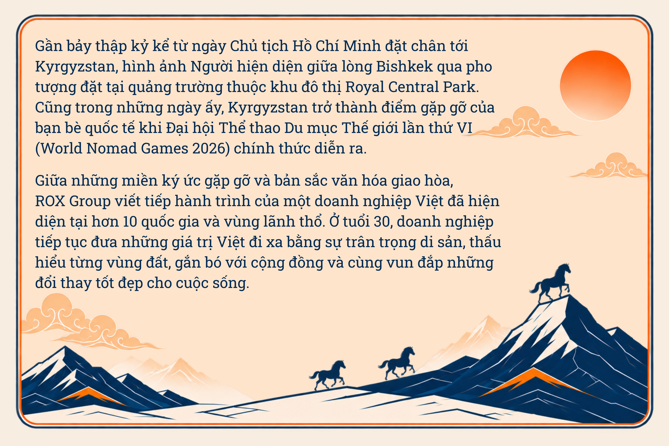 ROX Group và hành trình ghi dấu giá trị Việt giữa lòng Trung Á - Ảnh 1.