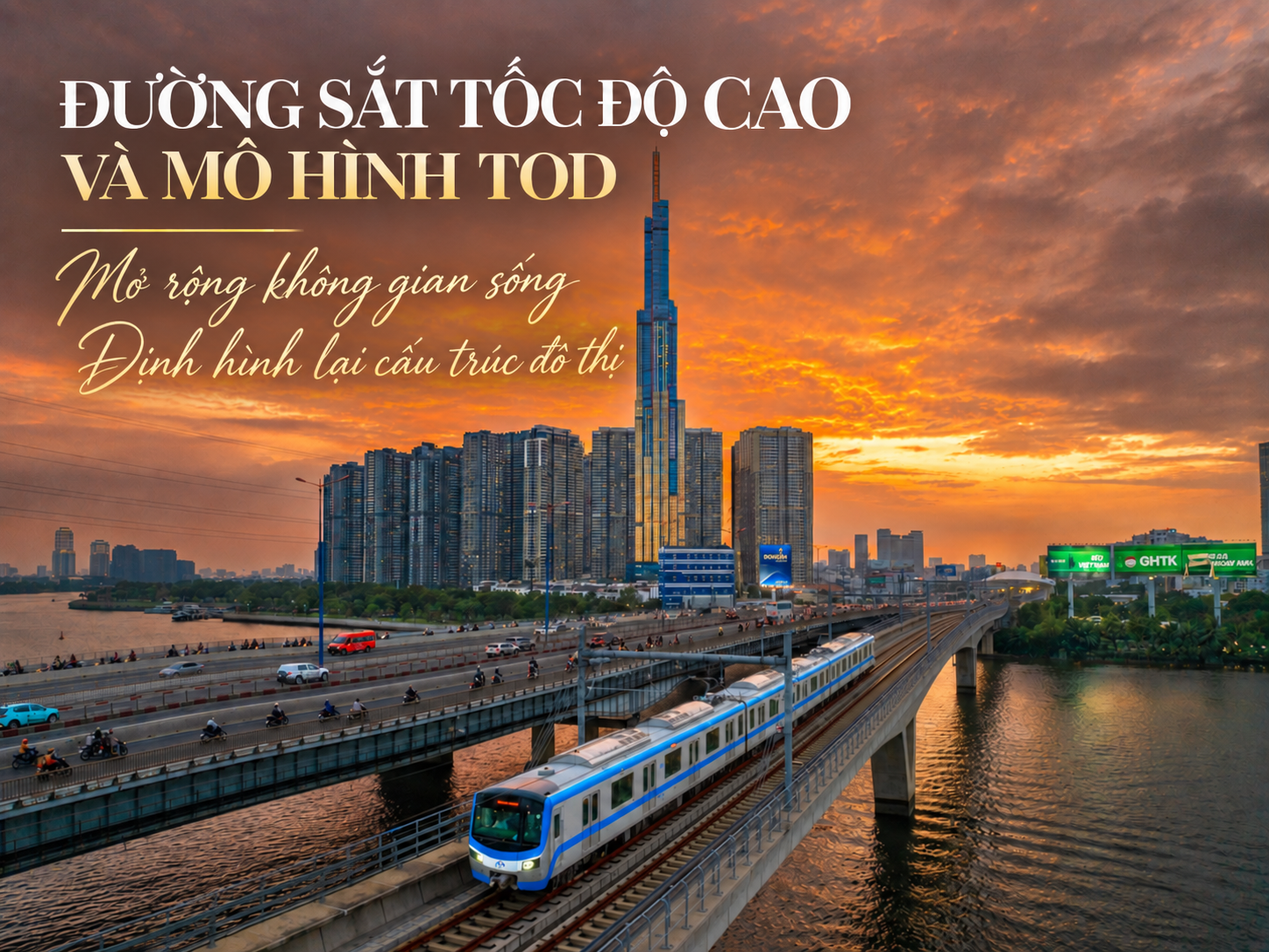 Đường sắt tốc độ cao và mô hình TOD: Mở rộng không gian sống, định hình lại cấu trúc đô thị