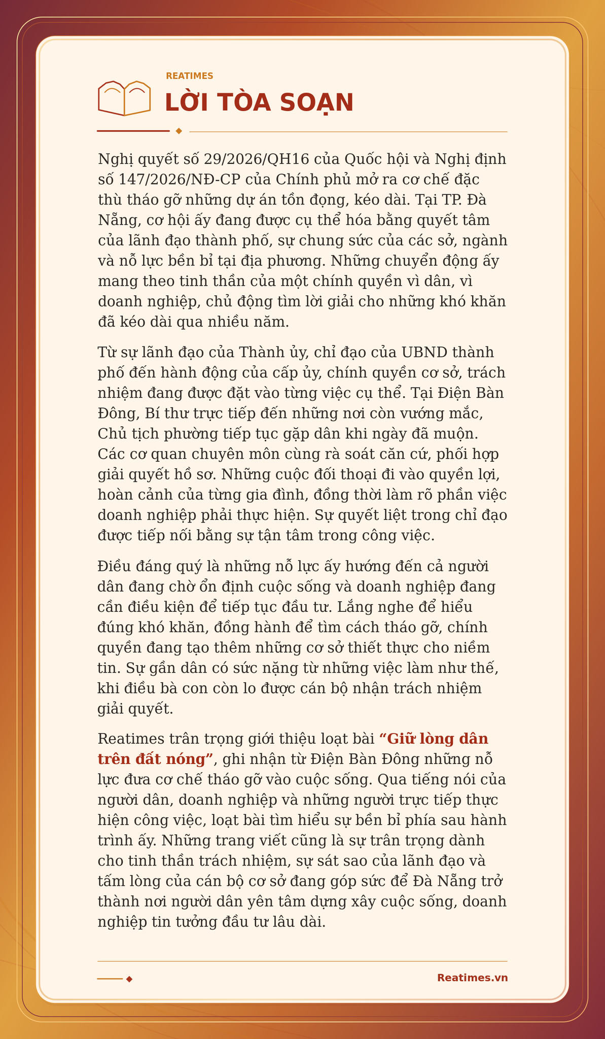 GIỮ LÒNG DÂN TRÊN ĐẤT NÓNG: Bài 1 - Một phường gánh 120 dự án - Ảnh 1.