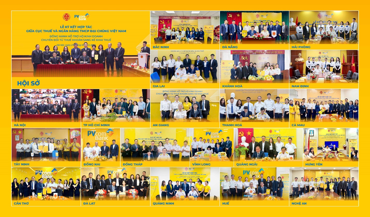 PVcomBank hợp tác với Cục Thuế hỗ trợ hộ kinh doanh kê khai thuế - Ảnh 2.