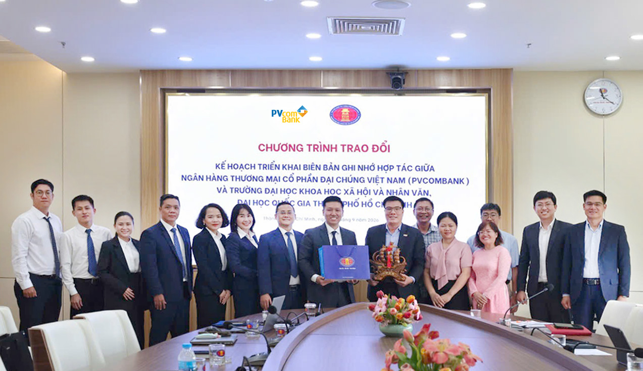 PVcomBank mở rộng hợp tác với Trường Đại học Khoa học Xã hội và Nhân văn, Đại học Quốc gia Thành phố Hồ Chí Minh- Ảnh 1.