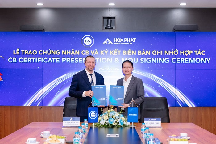 Điện máy gia dụng Hòa Phát đạt chứng nhận CB của TÜV SÜD cho bếp từ, hướng tới xuất khẩu- Ảnh 2.