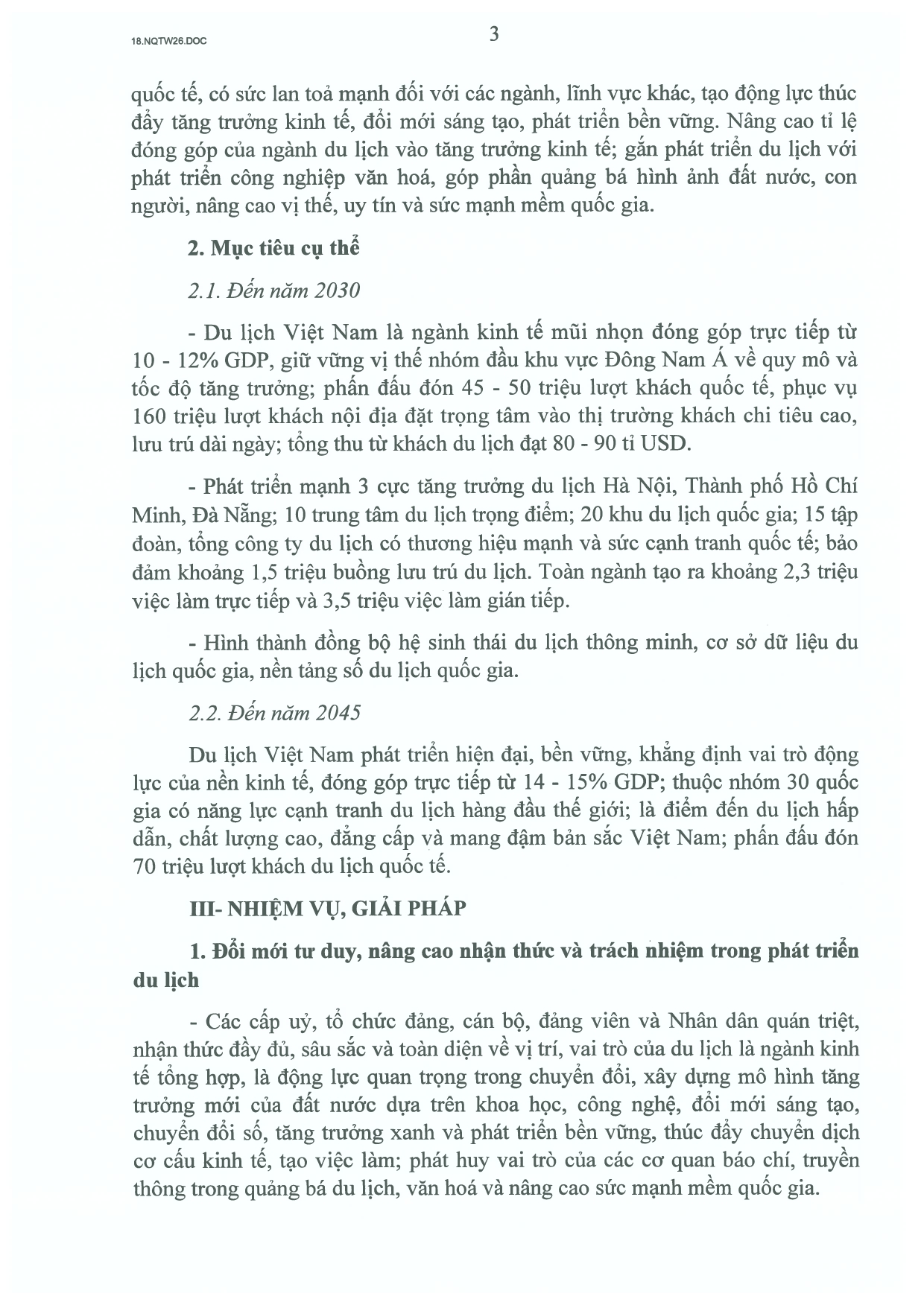 Nghị quyết số 26-NQ/TW về phát triển du lịch Việt Nam trở thành ngành kinh tế mũi nhọn trong kỷ nguyên mới- Ảnh 3.