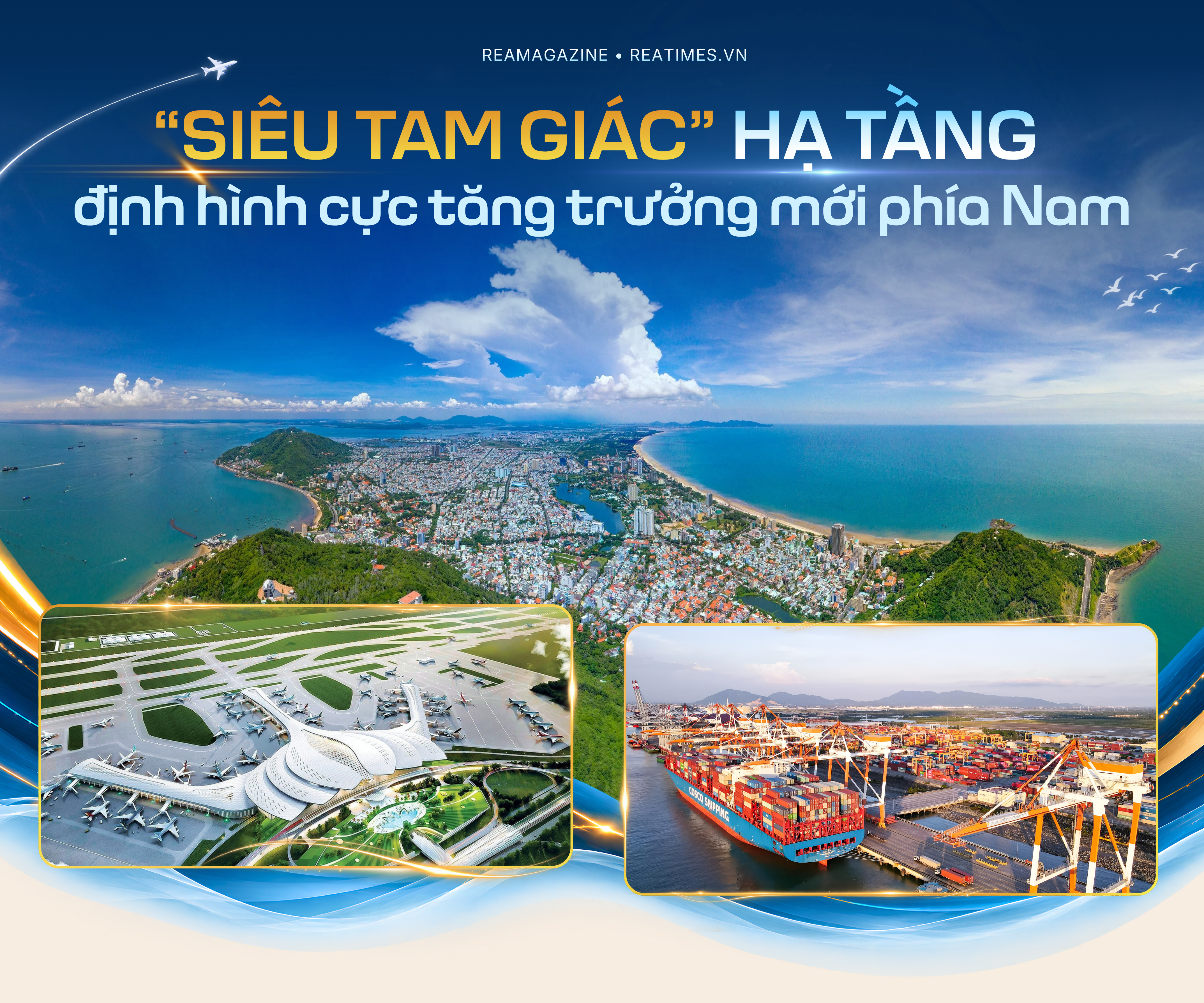 “Siêu tam giác” hạ tầng định hình cực tăng trưởng mới phía Nam
