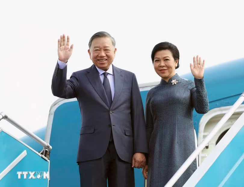 Tổng Bí thư, Chủ tịch nước Tô Lâm cùng Phu nhân lên đường thăm cấp Nhà nước tới Nga, thăm chính thức Pháp và dự Hội nghị Thượng đỉnh Không gian vũ trụ - Ảnh 1.